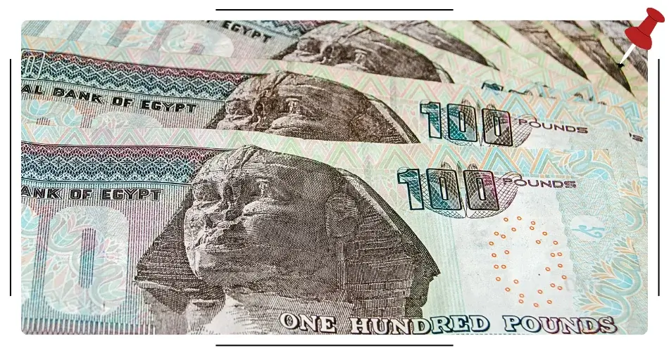 Banknot o nominale 100 Funtów Egipskich