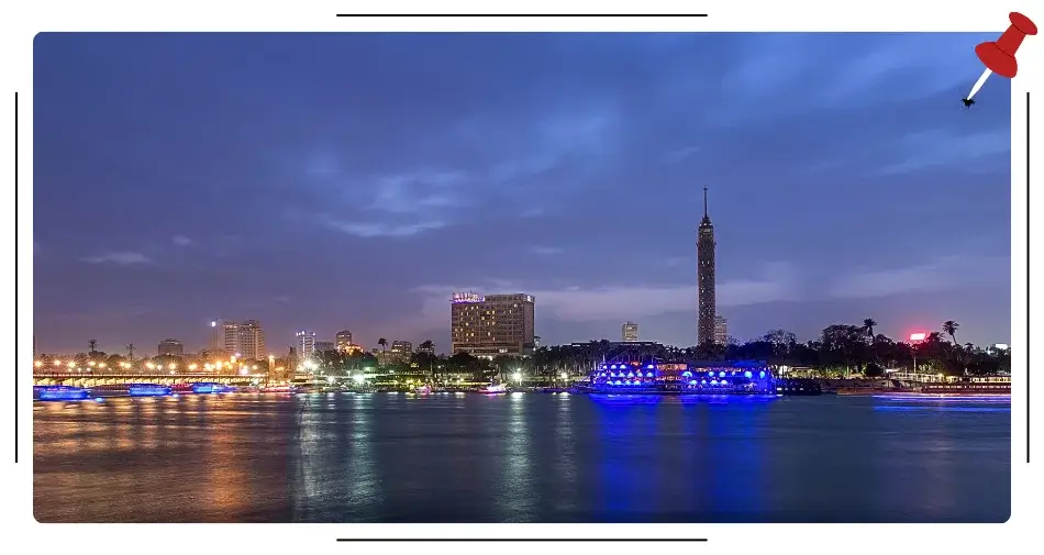 Zamalek nocą, Egipt